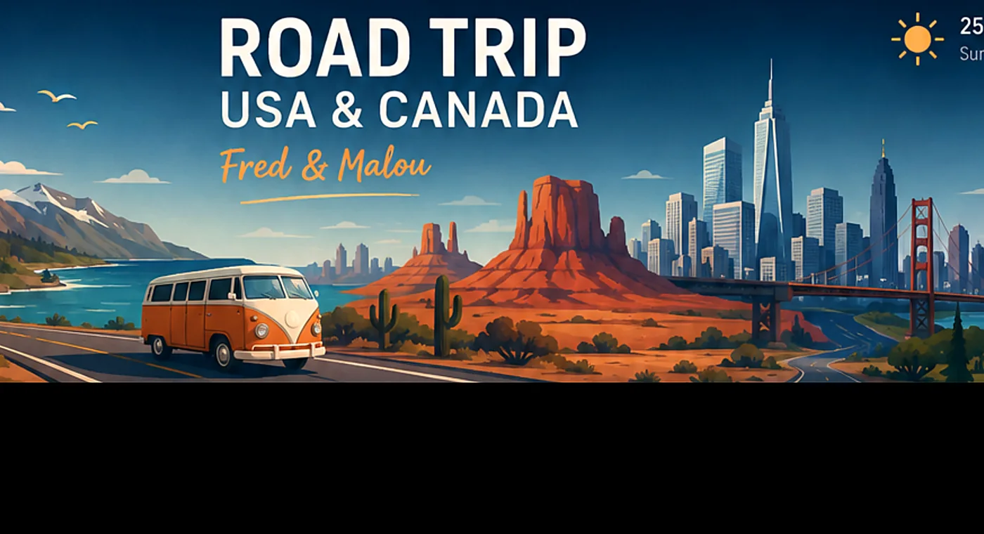 Carte du road trip